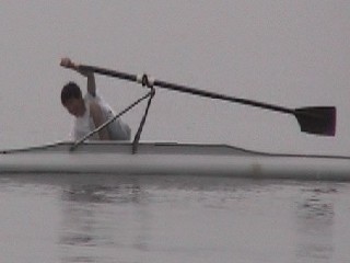Capsize of single scull