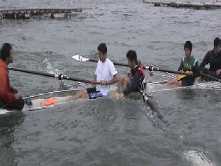 Swamp of coxed four