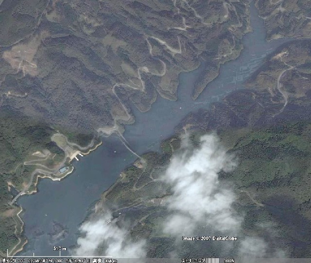 Hanjakuko bird's view from google