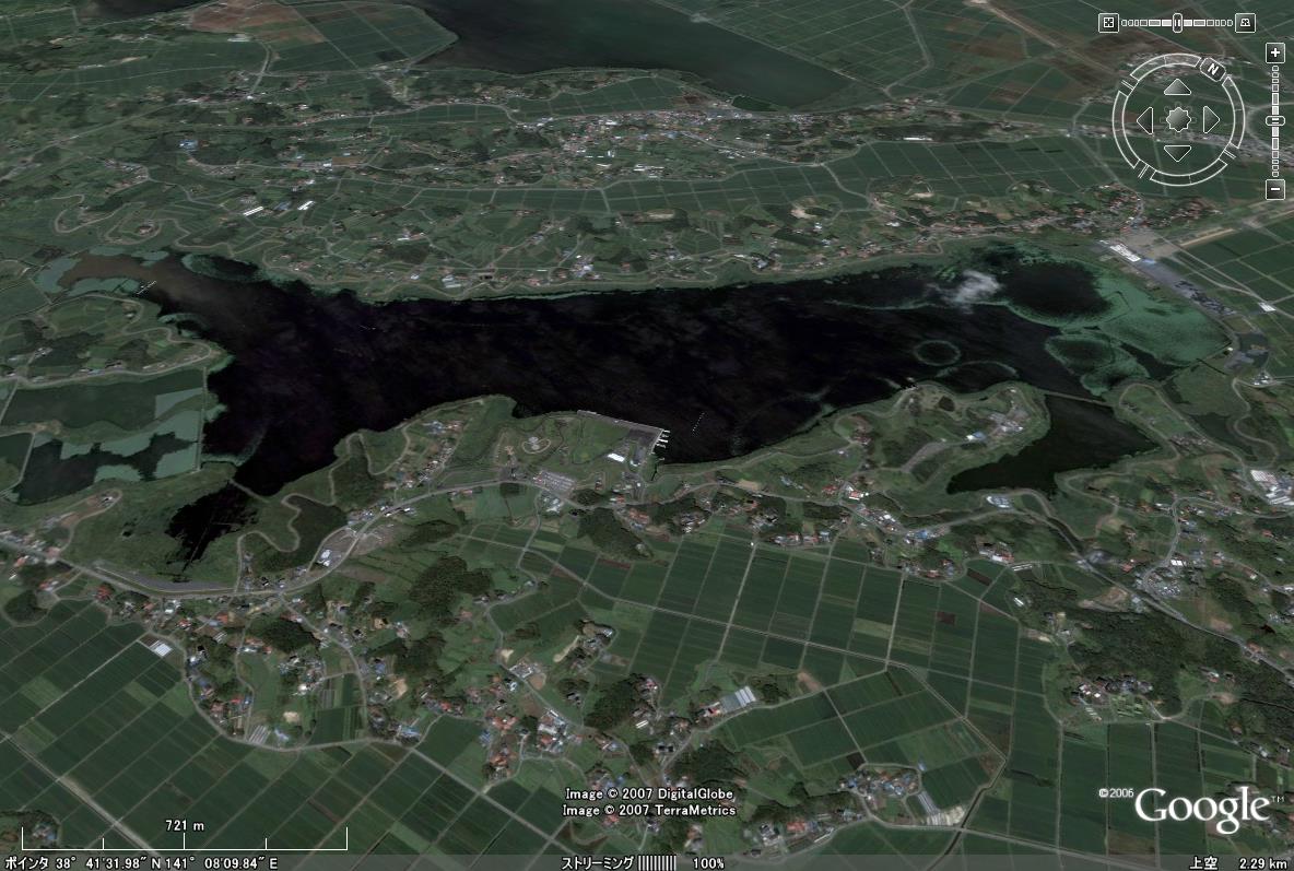 Birds eye view if Naganuma copied from google earth